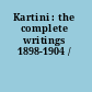 Kartini : the complete writings 1898-1904 /