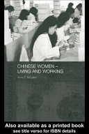 Chinese women, living and working