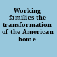 Working families the transformation of the American home /