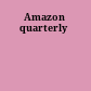 Amazon quarterly