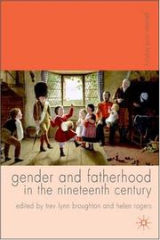 Gender and fatherhood in the nineteenth century /