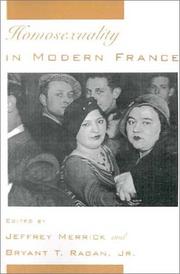 Homosexuality in modern France /