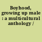 Boyhood, growing up male : a multicultural anthology /