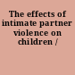 The effects of intimate partner violence on children /