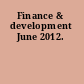 Finance & development June 2012.