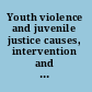 Youth violence and juvenile justice causes, intervention and treatment programs /