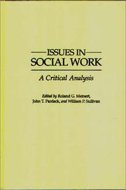Issues in social work : a critical analysis /