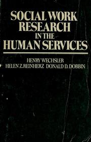 Social work research in the human services /