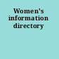 Women's information directory