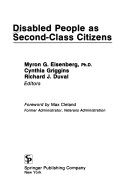 Disabled people as second-class citizens /