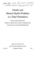 Family and mental health problems in a deaf population /