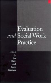 Evaluation and social work practice /