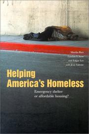Helping America's homeless : emergency shelter or affordable housing? /
