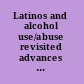 Latinos and alcohol use/abuse revisited advances and challenges for prevention and treatment programs /