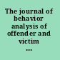 The journal of behavior analysis of offender and victim treatment and prevention