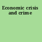 Economic crisis and crime