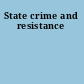 State crime and resistance