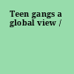 Teen gangs a global view /