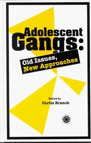 Adolescent gangs : old issues, new approaches /