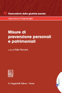 Misure di prevenzione personali e patrimoniali /