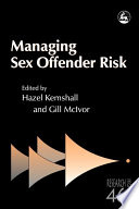 Managing sex offender risk