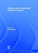 Defining and classifying children in need /