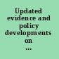 Updated evidence and policy developments on reducing gun violence in America /
