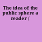 The idea of the public sphere a reader /
