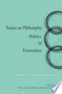 Essays on philosophy, politics & economics integration & common research projects /