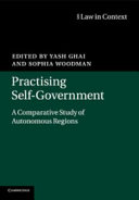 Practising self-government a comparative study of autonomous regions /