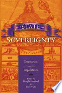 The state of sovereignty territories, laws, populations /