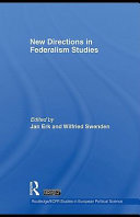 New directions in federalism studies