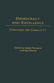 Democracy and excellence : concord or conflict? /