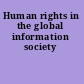 Human rights in the global information society