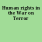 Human rights in the War on Terror