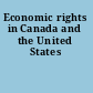Economic rights in Canada and the United States