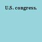 U.S. congress.