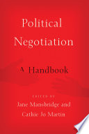 Political negotiation : a handbook /