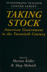 Taking stock : American government in the twentieth century /