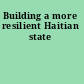 Building a more resilient Haitian state