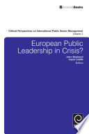 European public leadership in crisis? /