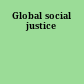 Global social justice