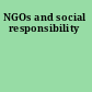 NGOs and social responsibility