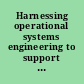 Harnessing operational systems engineering to support peacebuilding : report of a workshop by the National Academy of Engineering and United States Institute of Peace, Roundtable on Technology, Science, and Peacebuilding /