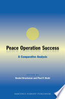 Peace operation success a comparative analysis /