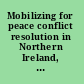 Mobilizing for peace conflict resolution in Northern Ireland, Israel/Palestine, and South Africa /