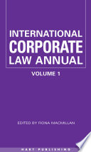 International corporate law.