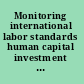 Monitoring international labor standards human capital investment : summary of a workshop /