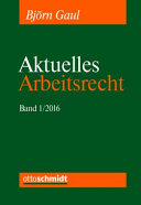 Aktuelles Arbeitsrecht.