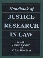 Handbook of justice research in law /